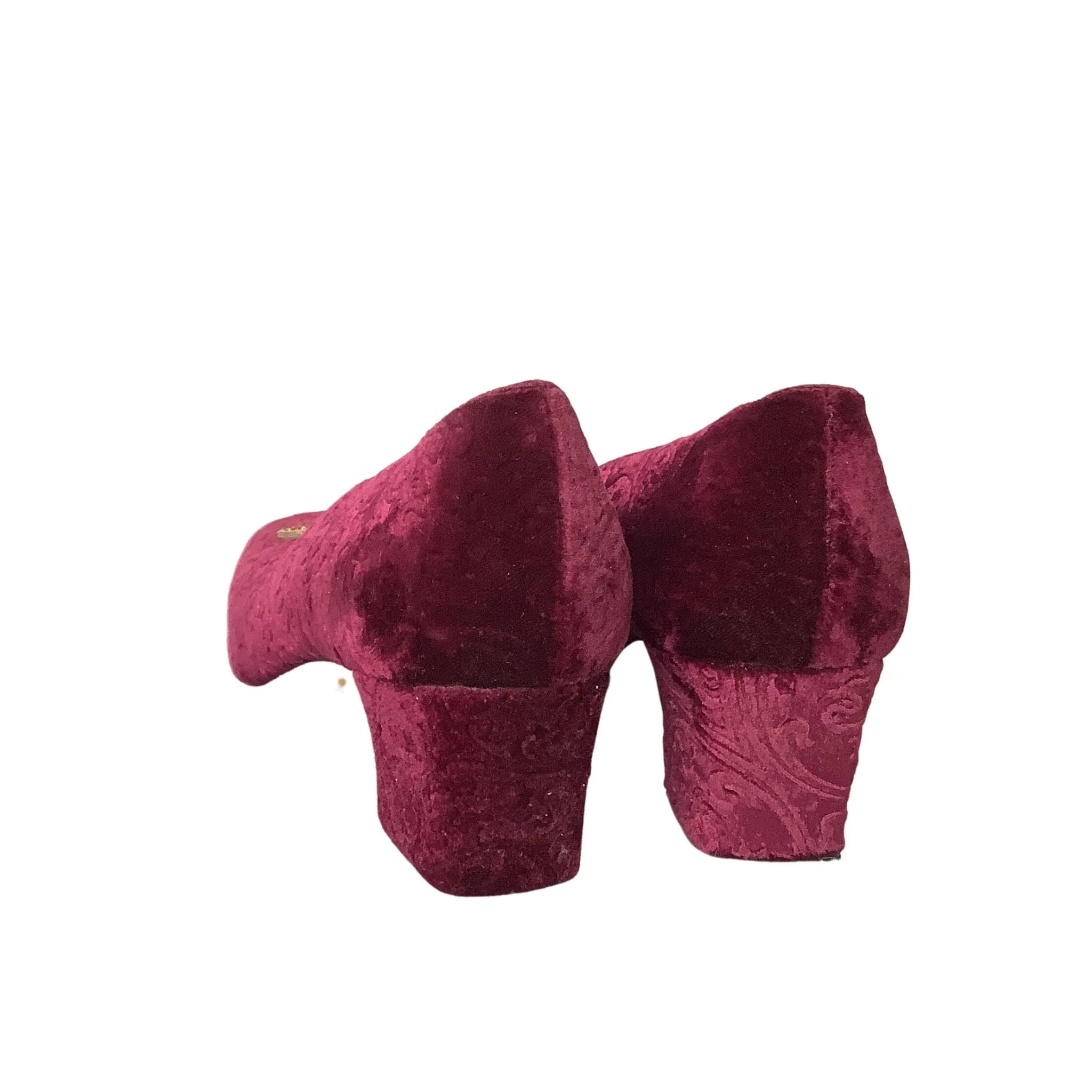 Purple Velvet Heels