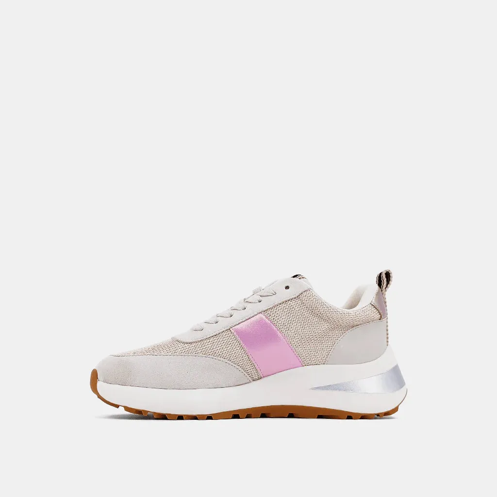 Serafina Sneakers - Metallic Pink