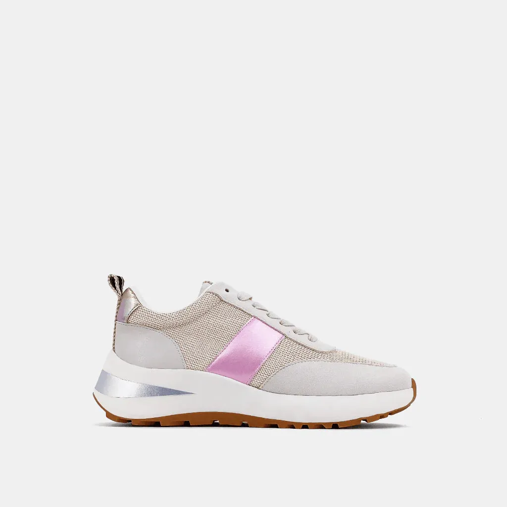 Serafina Sneakers - Metallic Pink