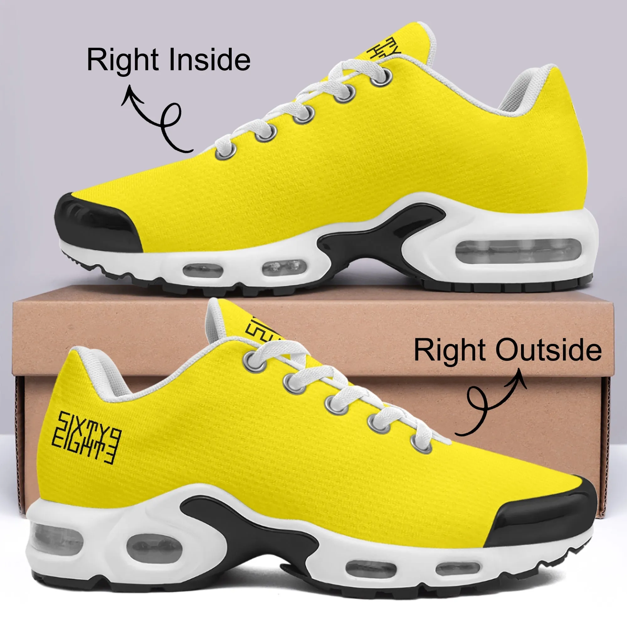 Sixty Eight 93 Logo Black Lemonade BMK Shoes