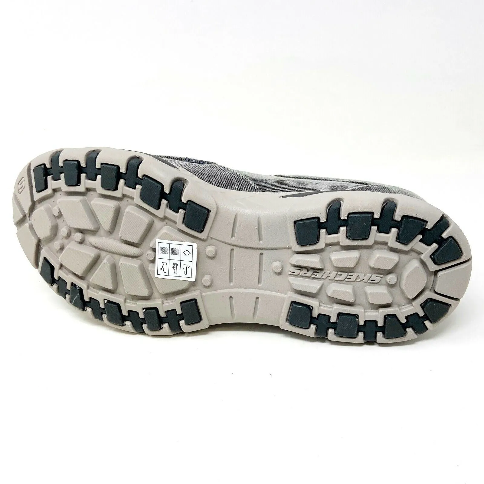 Skechers Harper Forde Charcoal Relaxed Fit Mens Slip On Loafers