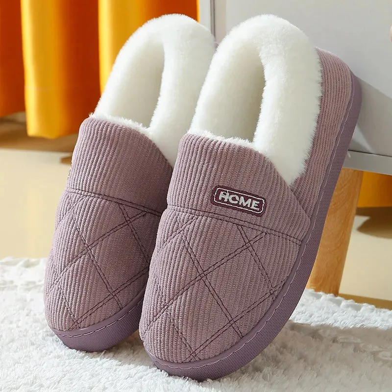 Warm and Breathable Non-Slip Slippers for Adults