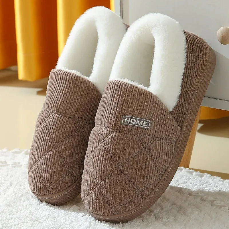Warm and Breathable Non-Slip Slippers for Adults
