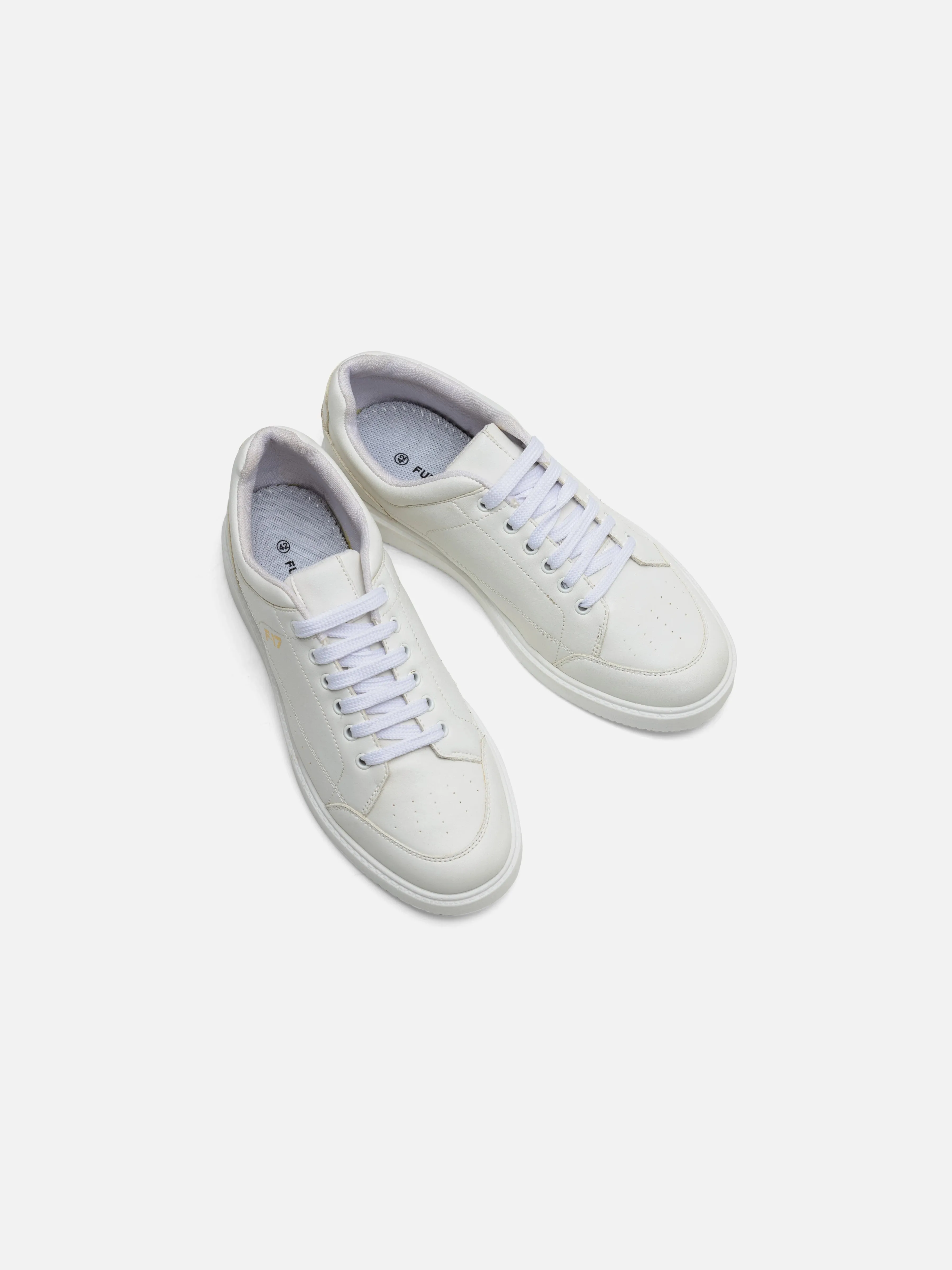 White Casual Sneakers - FAMS24-078