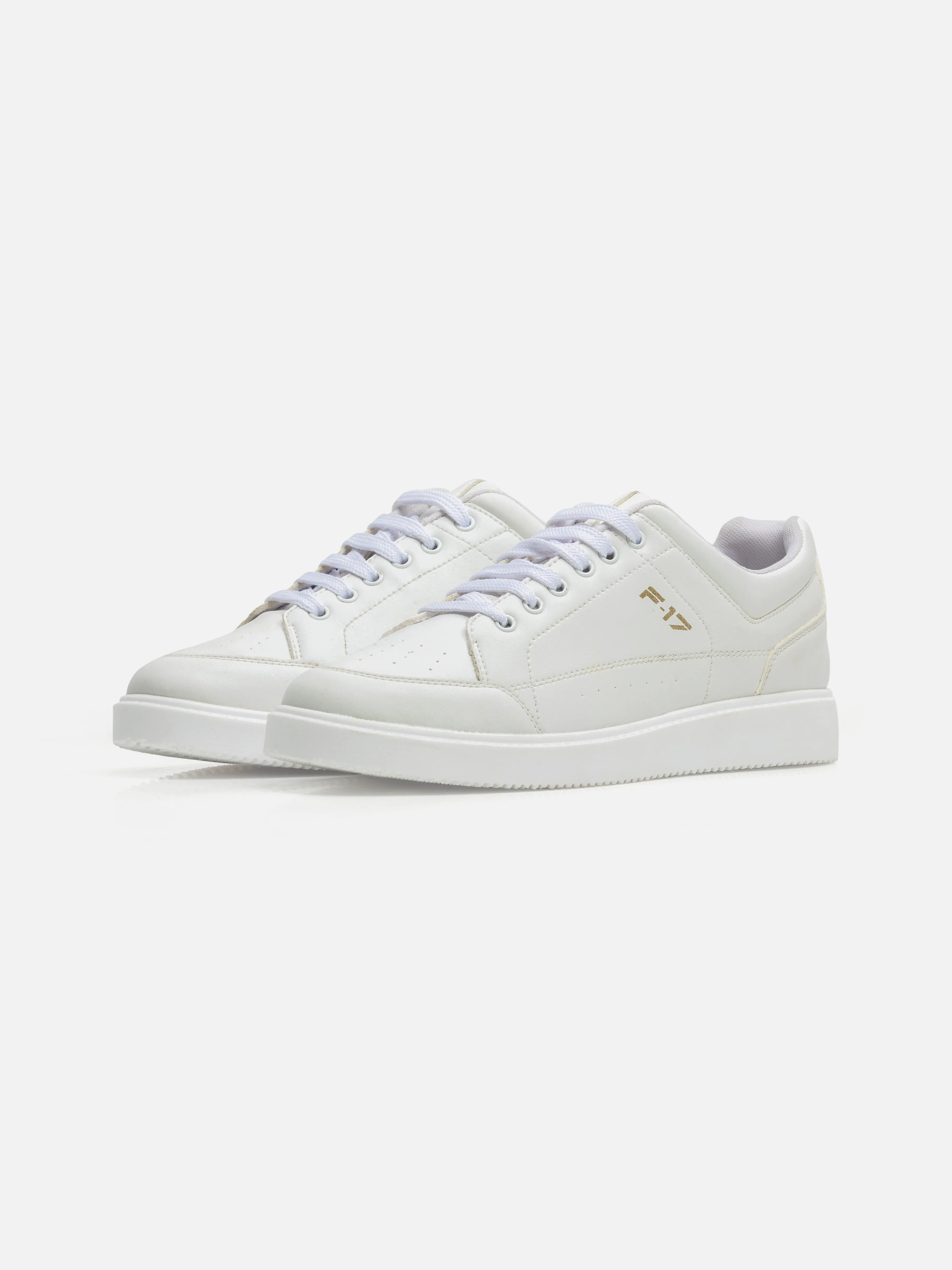 White Casual Sneakers - FAMS24-078