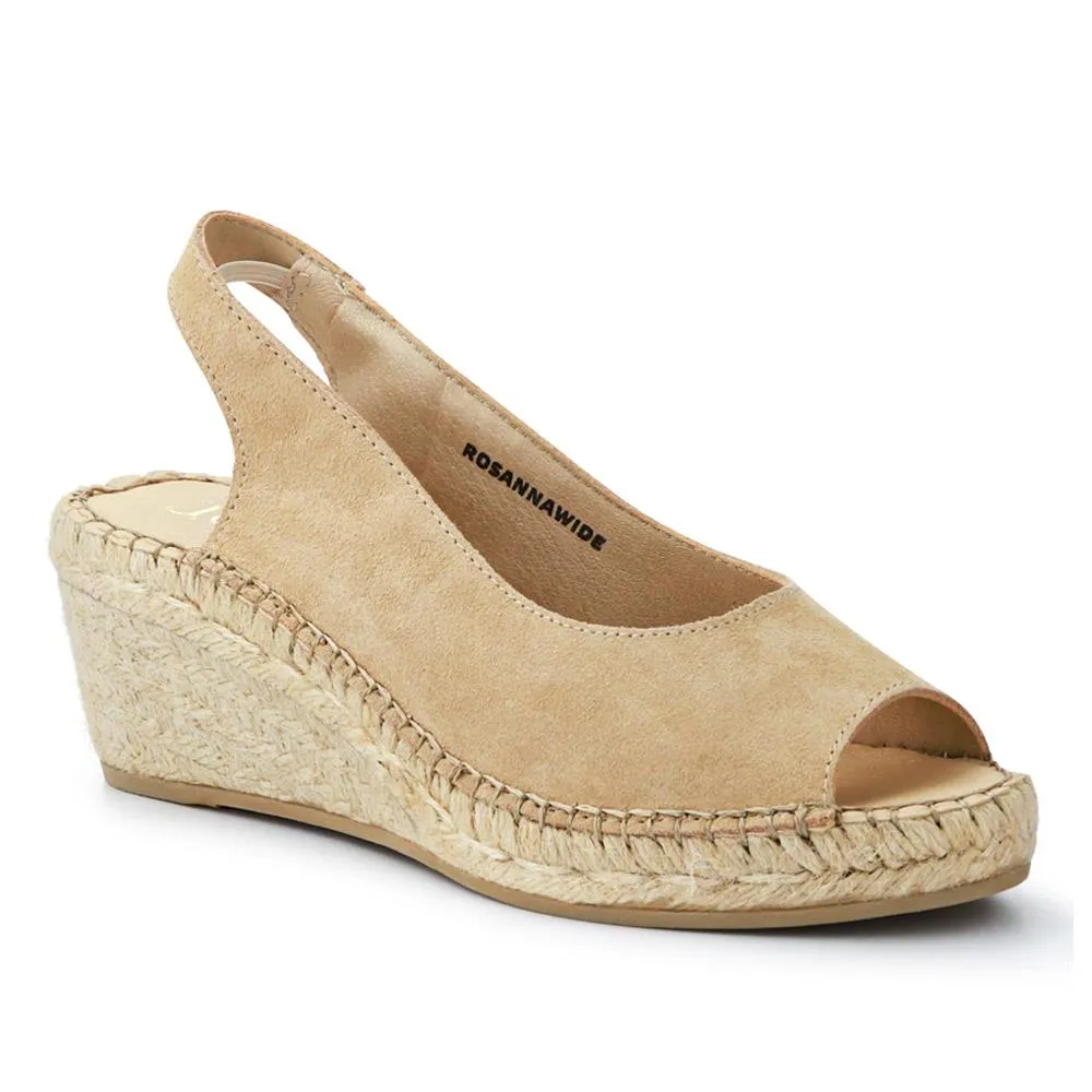 Wide-Fitting Leather Sandals - ROSANNAWIDE / 327 521