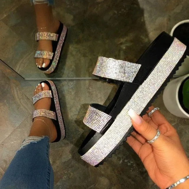 Women Sequins Sandals
