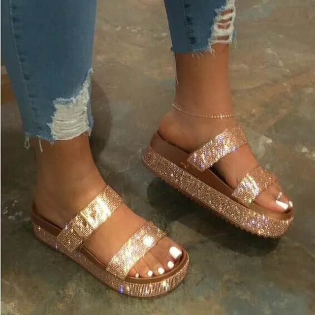 Women Sequins Sandals