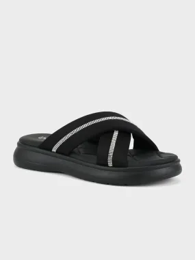 Womens "KEAWE" Crossover Casual Slippers
