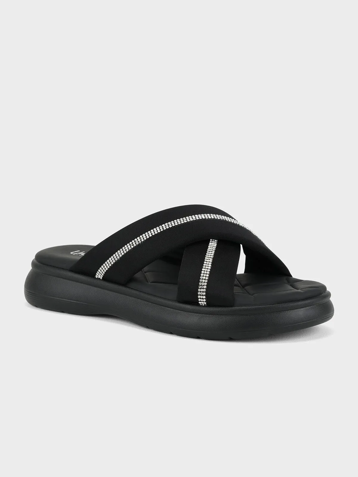 Womens "KEAWE" Crossover Casual Slippers