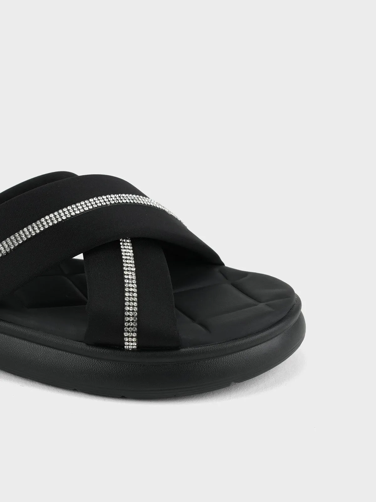 Womens "KEAWE" Crossover Casual Slippers